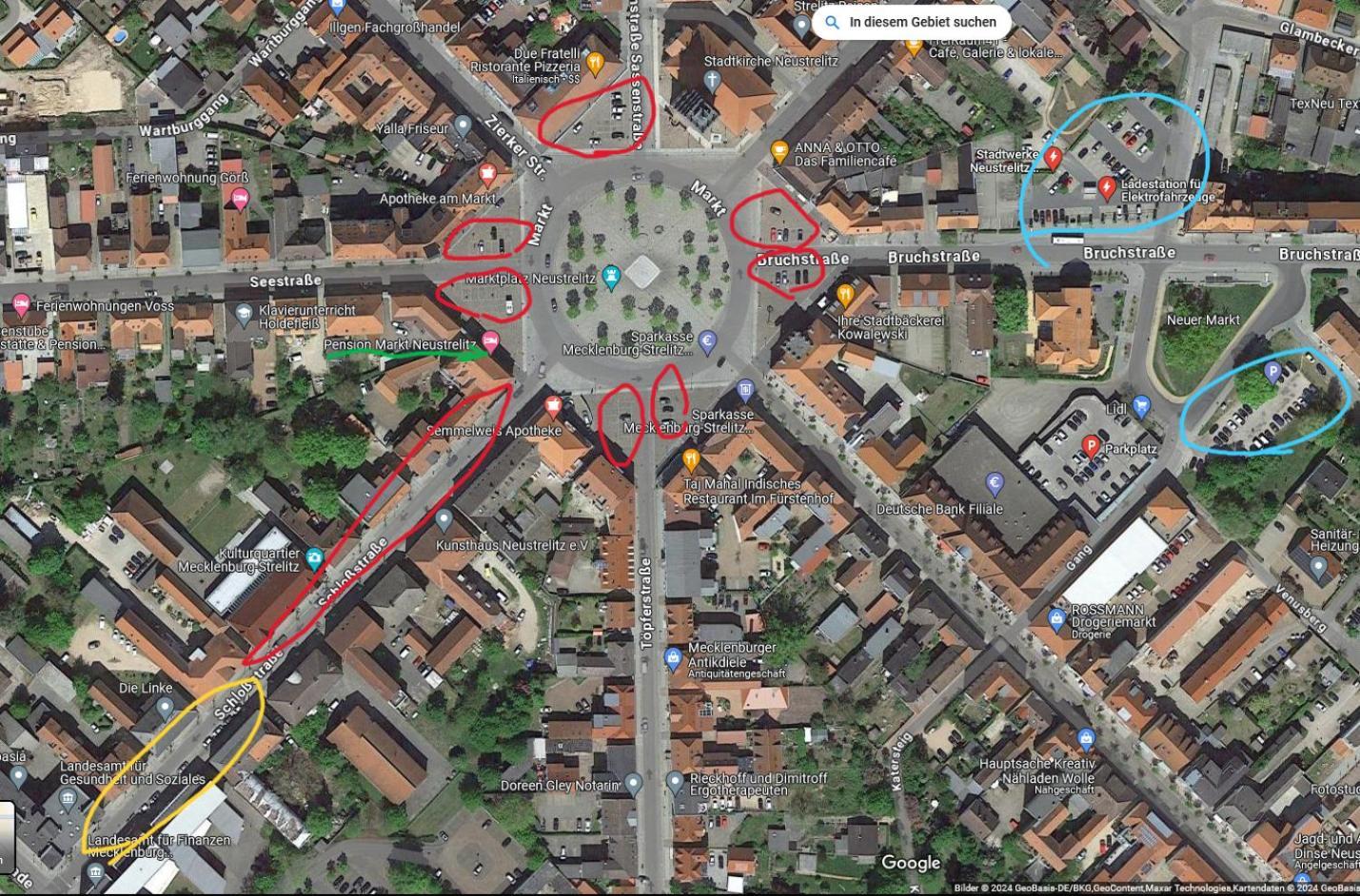 Pension Markt Neustrelitz Exteriér fotografie